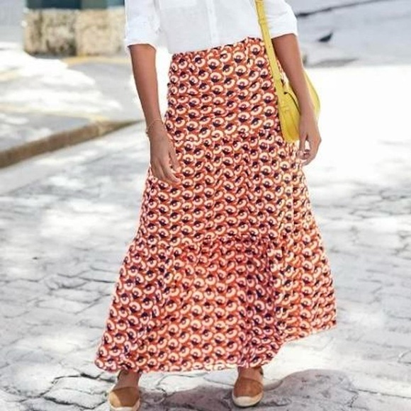 Boden Thea Maxi Tiered Skirt - Picture 1 of 11